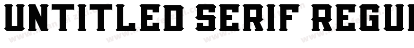 Untitled Serif Regul字体转换